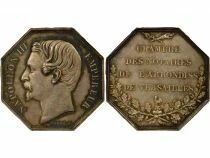 France Notaires de Versailles - Jeton Argent, Napol&eacute;on III - 1852 / 1860