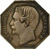 France Notaires de Versailles - Jeton Argent, Napol&eacute;on III - 1852 / 1860