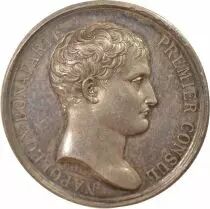 France Notarial Corps, Bonaparte - Silver Token - Bee (1860 / 1869)