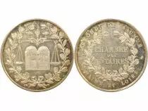 France Notaries, Saumur - Silver Token - Horn (after 1880)