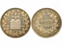 France Notaries, Saumur - Silver Token - Horn (after 1880)