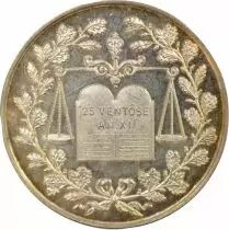 France Notaries, Saumur - Silver Token - Horn (after 1880)