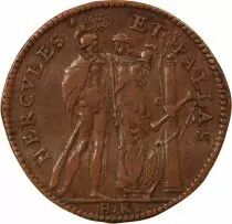 France Nuremberg, Henri IV - Jeton Cuivre - Hercule Et Palas, Hk, 1589-1610