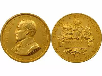 France Olivier de Serre - M�daille Cuivre Dor�, Exposition de Wassy - 1894