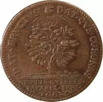 France Ordinaire des Guerres, Louis XIV  Jeton Cuivre