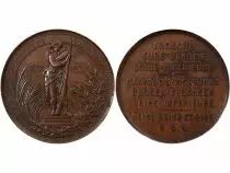 France Organisation de Défense Civile - Jeton Cuivre 1870 / 1871