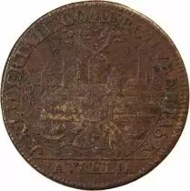 France Orléanais, Communauté Des Marchands De La Loire  Jeton Laiton 1653