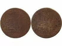 France Orléanais, Communauté Des Marchands De La Loire  Jeton Laiton 1653