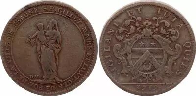 France P. Gillet, maire et lieutant g�n�ral de Police de Beaune - Bourgogne - 1719