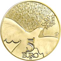 France Paix en Europe - 5 Euros OR BE FRANCE 2015 (MDP)