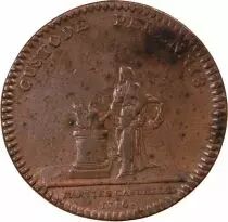 France Parties Casuelles, Louis XV  Jeton Cuivre 1716