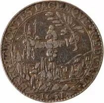 France Parties Et Revenues Casuels, Prise De Pignerol - Jeton Argent 1631