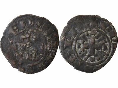 France Philip IV - Double Parisis, Ist Issue - 1295 / 1303