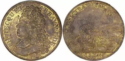 France Philippe Hecquet (1661-1737) - Louis XIV - 1714