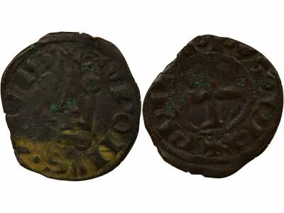France Philippe III / IV - Denier Tournois � l\'O Rond - 1280 / 1310