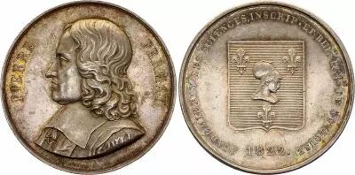 France Pierre Fermat - Acad�mie des Sciences de Toulouse - 1822 - Silver