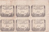 France Planche - 6 X50 Sols - Women - 04-01-1792) - Serial 1924 - Sign. Faussay