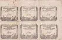 France Planche - 6 X50 Sols - Women - 04-01-1792) - Serial 1924 - Sign. Faussay