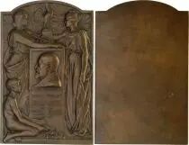 France Plaque Charles Rolland - ND (1922) - Bronze par C.H. Samuel