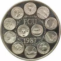 France Platinum Trial Strike Ecu, Europa - 1987 Paris