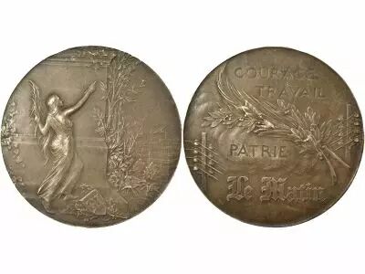 France Presse - M�daille Argent, Le Matin - 1904 Paris