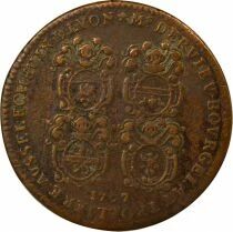 France Pr&eacute;v&ocirc;t de Lyon - Jeton Cuivre, Beno&icirc;t Cachet de Montesan - 1707