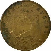 France Pr&eacute;v&ocirc;t de Paris, Mac&eacute; le Boulanger - Jeton Laiton - 1642