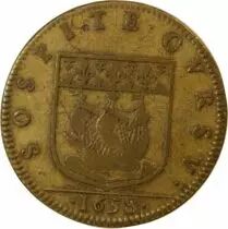 France Prevôt Des Marchands De Paris, Alexandre De Sève  Jeton Laiton 1658