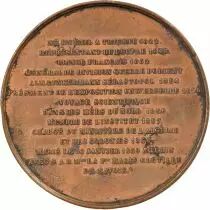 France Prince Napoléon - Médaille Cuivre, Barré - 1857