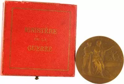 France Pro Patria - Military Preparation - circa 1900 - Bronze - Grandhomme