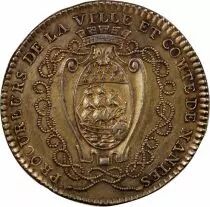 France Procureurs De La Ville De Nantes, Louis XVI - Jeton Argent