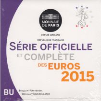 France Proof BU Set 2018 -  8 Euros coins 1 cent to 2  Euros