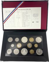 France Proof Set France 1989 - 14 coins - UNC