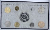 France Proof set Monnaie de Paris Uncirculated 1974 - 8 coins