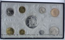 France Proof set Monnaie de Paris Uncirculated 1974 - 8 coins