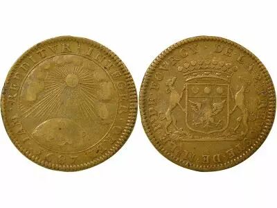 France Provost of Paris, Henri de Fourcy - Brass Token - 1687