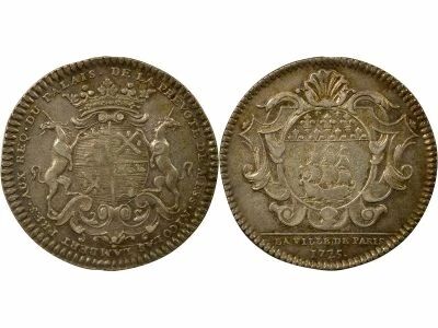 France Provost of Paris, Nicolas Lambert - Silver Token - 1725