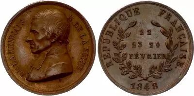 France R. De Lammenais - Repr�sentant de la Seine - 1848