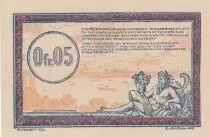 France R.1 0.05 Franc, Franco-Belgian Railways - 1923