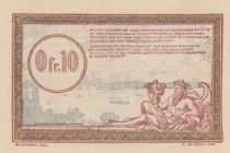 France R.2 0.10 Franc, Territoires Occupés - 1923