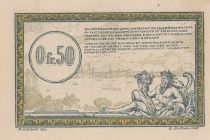 France R.4 0.50 Francs, Territoires Occupés - 1923