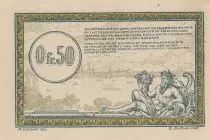 France R.4 0.50 Francs, Territoires Occup&eacute;s - 1923