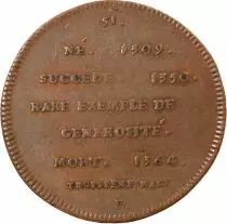 France Règne de Jean II Le Bon  Jeton Cuivre