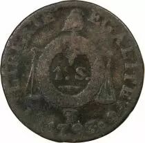 France Revolution Francaise, Convention - Sol Aux Balances 1793 T Nantes