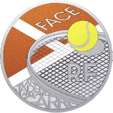 France Roland Garros 2025 - 10 Euros Silver proof 2025 Colour