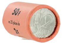 France Rouleau 25 x 2 Francs Comm&eacute;mo. Pasteur FRANCE 1995