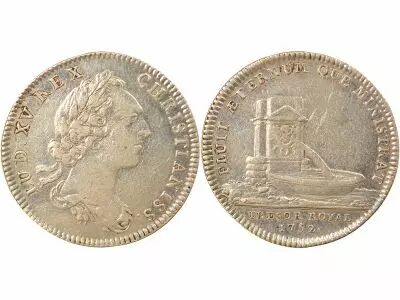 France Royal Treasure, Louis XV - Silver Token - 1752