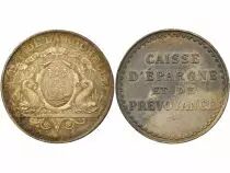 France Savings Bank of La Rochelle - Silver Token - After 1880