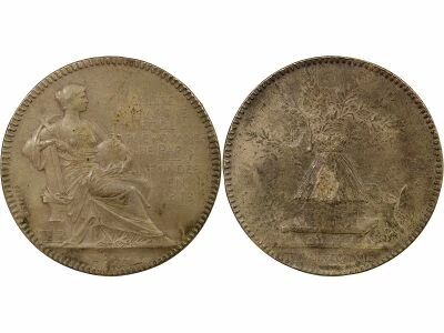 France Savings Bank of Paris - Silver Token - 1894
