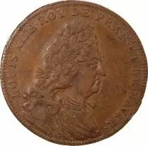 France Séarie Métallique des Rois de France, Louis XIV - Jeton Cuivre